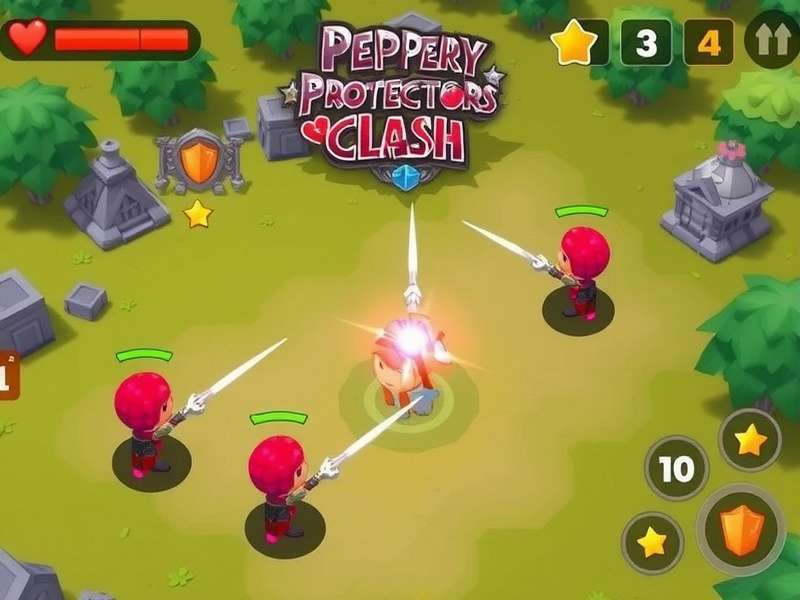 Peppery Protectors Clash Gameplay Screenshot